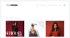 Desktop Screenshot of cesarochoa.com