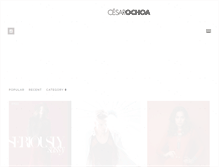 Tablet Screenshot of cesarochoa.com